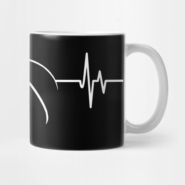 Basketball heartbeat - Cool Funny Basketball Lover Gift by DnB